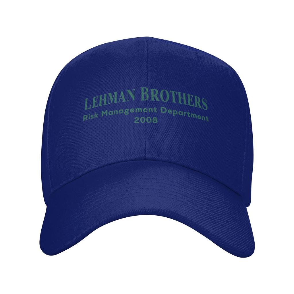 Отдел управления рисками Lehman Brothers 2008 Бейсболка Уличный стиль Мужская Кепка-тракер Дизайн с козырьком Рыболовные Бейсболки