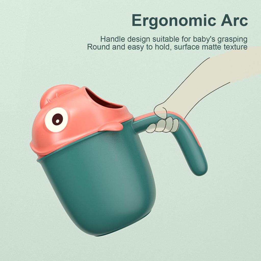 Чашка для полоскания шампуня Креативная чашка для шампуня в виде рыбы-клоуна Многофункциональная милая чашка для мытья детских волос Чашка для полоскания Ополаскиватель Лейка для душа