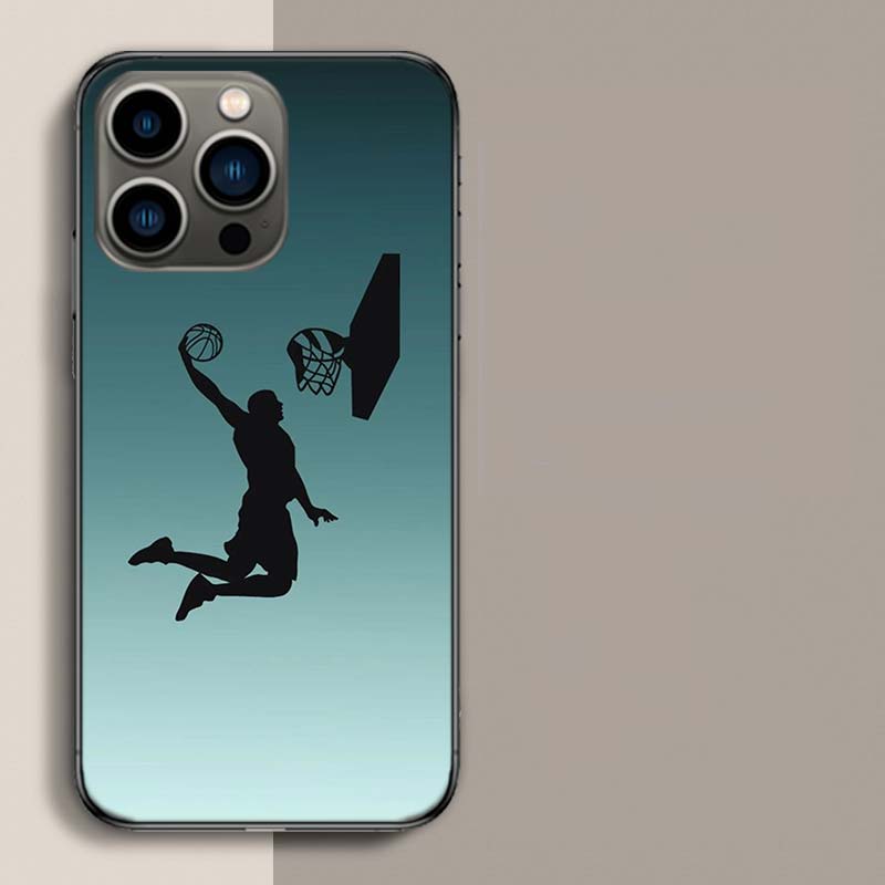Чехол для телефона с баскетбольным мячом для iPhone 17 Air 15 Pro 14 Plus 16 Pro Max 17E 16E 12 13 Mini 11 Чехол Милый Fundas