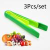 3 шт./набор красочных пластиковых зажимов для хлеба, щипцов для барбекю, зажимов для гриля, щипцов для салата, кухонных принадлежностей