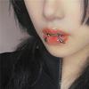 16G Кольцо-подкова для септума из нержавеющей стали, пирсинг носа, шип, кольца для губ, черное, для козелка, хряща уха, пирсинг тела, подарок