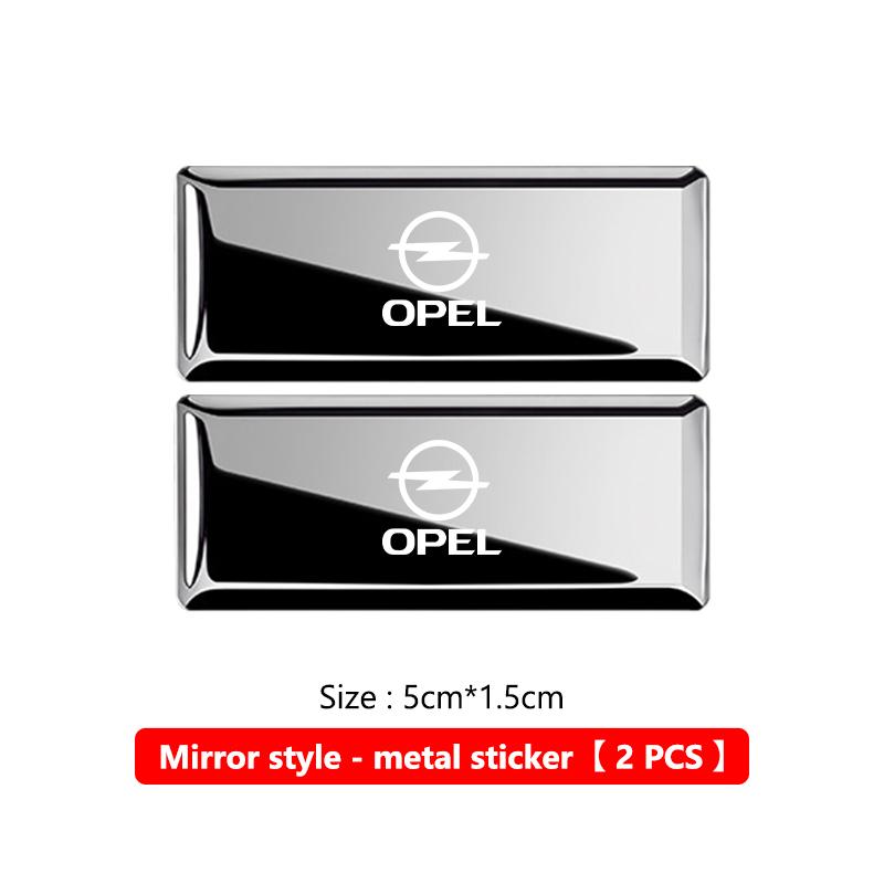 For Opel Car Logo Body Sticker Aluminum Alloy Emblem Auto Stickers Insignia Astra G J F K Vectra C H Corsa C B D Omega