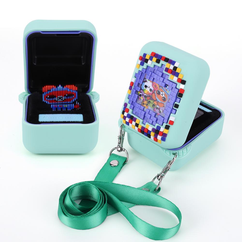 Защитный чехол для цифрового питомца Bitzee, силиконовый защитный чехол, пылезащитная сумка-переноска с длинным ремешком, аксессуары для игрушек