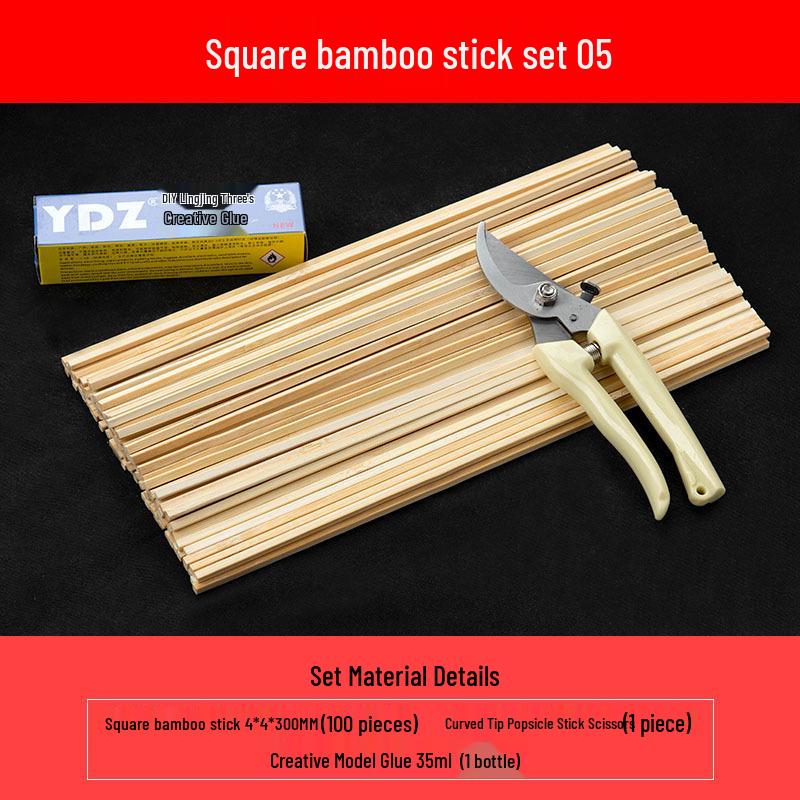 DIY Bamboo Architectural Model Rods