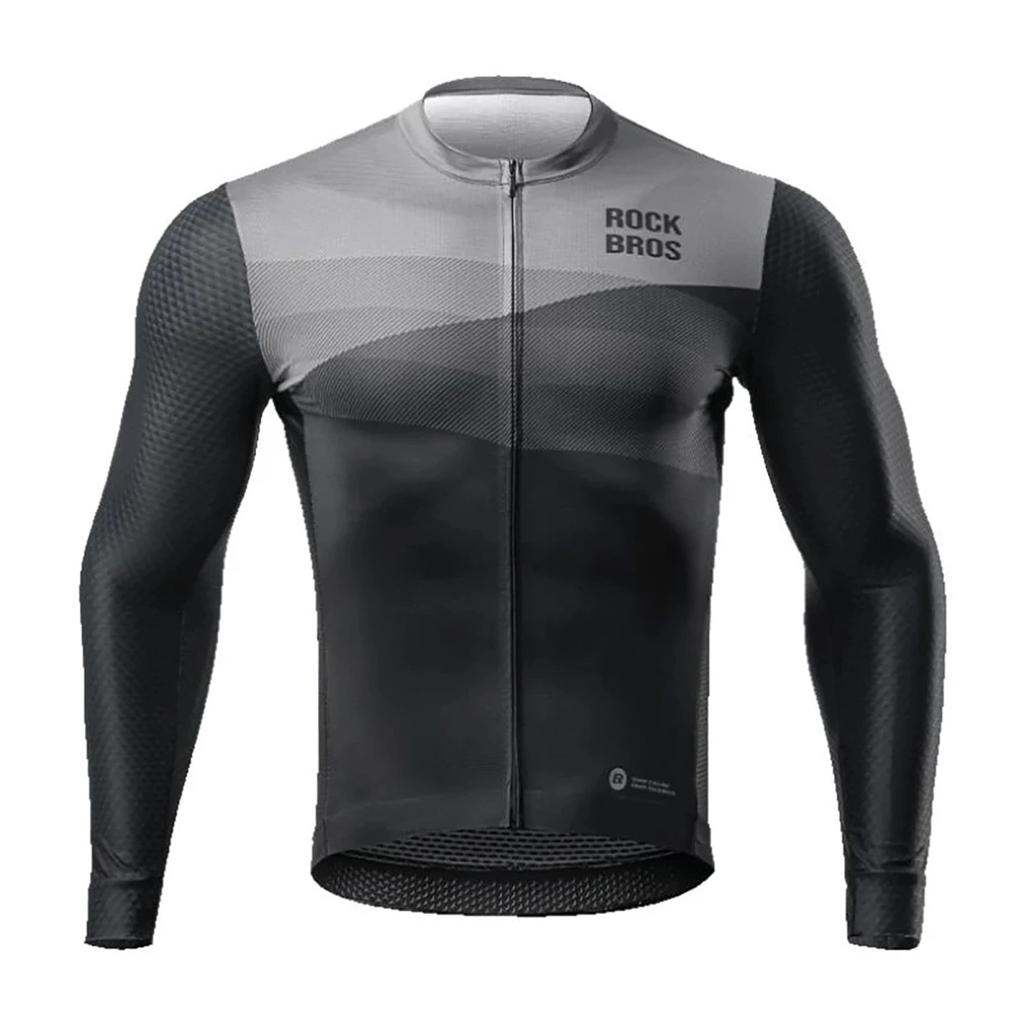 Rockbros Cycling Jersey 15120009005 Long Sleeve Spring/Summer Xxl - Black