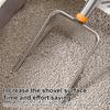 1pcs Stainless Steel Fine Mesh Cat Litter Scoop Easy To Clean Non-Stick Shovel For Reptiles Sand Efficient Durable Litter Scoop