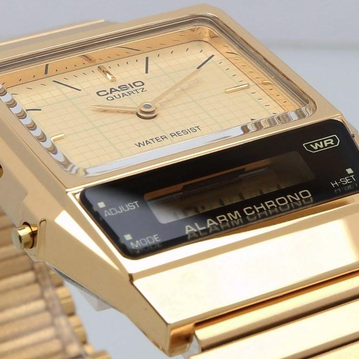 Часы CASIO STANDARD AQ-800EG-9A - Золотые