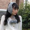 Thicken Knitted Earmuffs Plush Winter Ear Cover Retro Warm Earmuffs  Girl