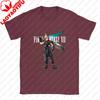 Final Fantasy VII Fashionable Streetwear Cotton Tshirt with Patterns Loose Large Size for Both Unisex and WoUnisex (Short Sleeve)