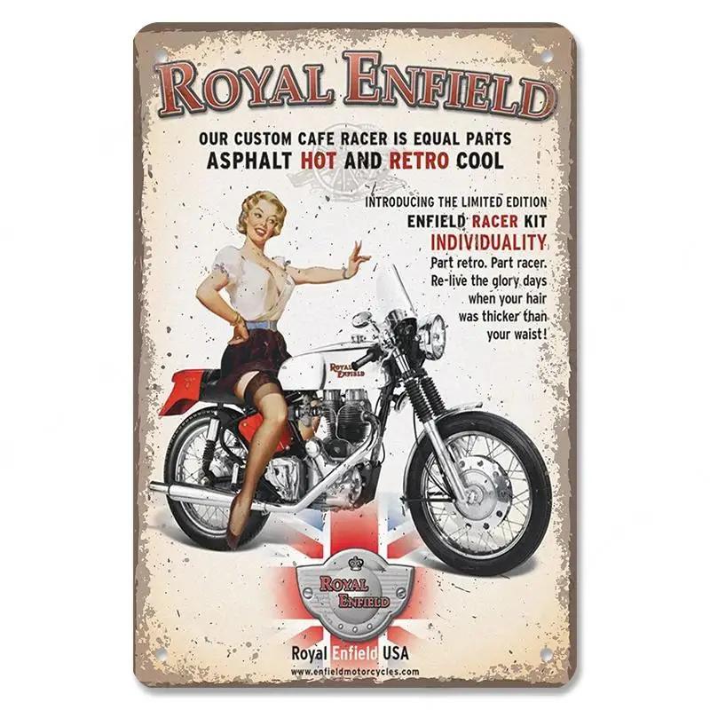 Винтажный плакат для мотокросса, металлические жестяные знаки, Гран-при мотоцикла, металлическая табличка, Декор, Настенный декор для гаража, мотоклуба, мужского пещерного бара