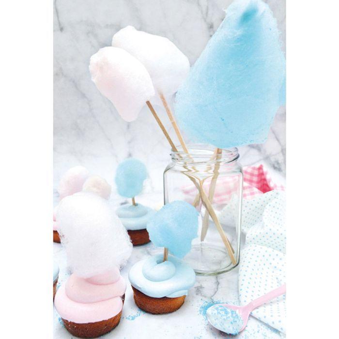 Préparation sucrée barbe à papa - SCRAPCOOKING - Rose - Goût barbe à papa - 400g