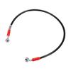 X AUTOHAUX Brake Hose Motorcycle Mesh Hose Clutch Hose Mesh Hose Black 28° 65cm