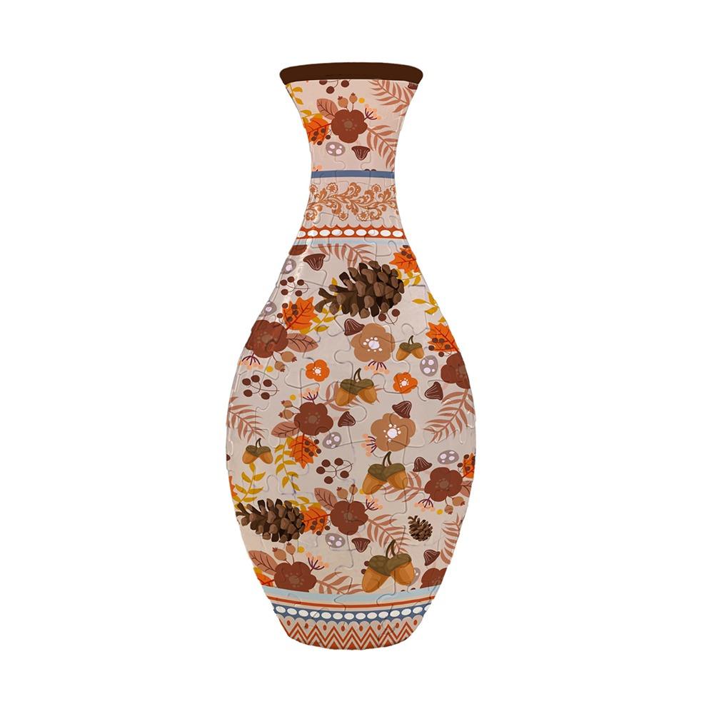 160 Curved Plastic Puzzle 3D Puzzlef Flower Vase DIY Arts Home Ornaments Puzzle Kit  for Adults