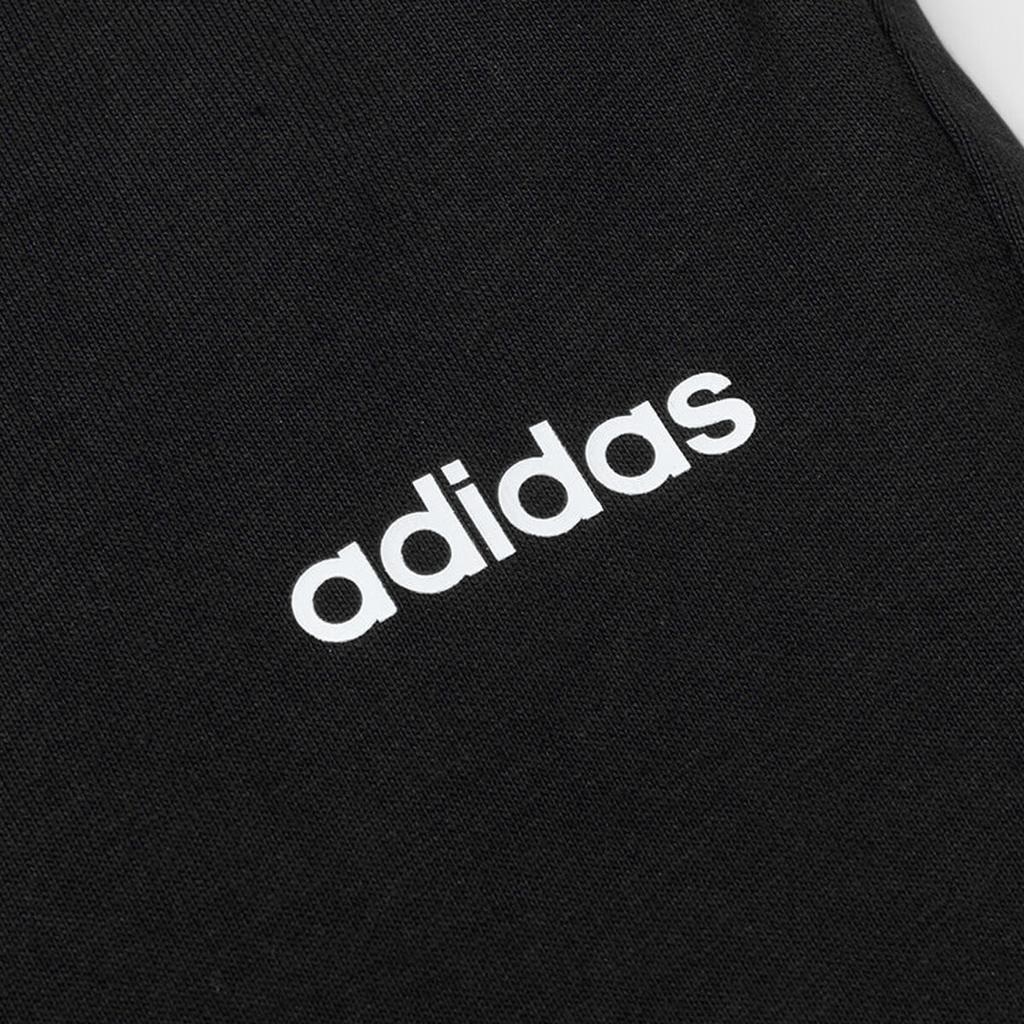 Adidas Solid Color Casual Comfortable Loose Breathable Knitted Sports Pants Women Bottoms Black JN7431