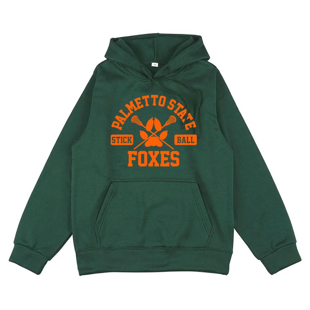 Игровые графические худи Palmetto State Foxes с принтом, толстовки, зимние худи с капюшоном, пуловеры с длинным рукавом