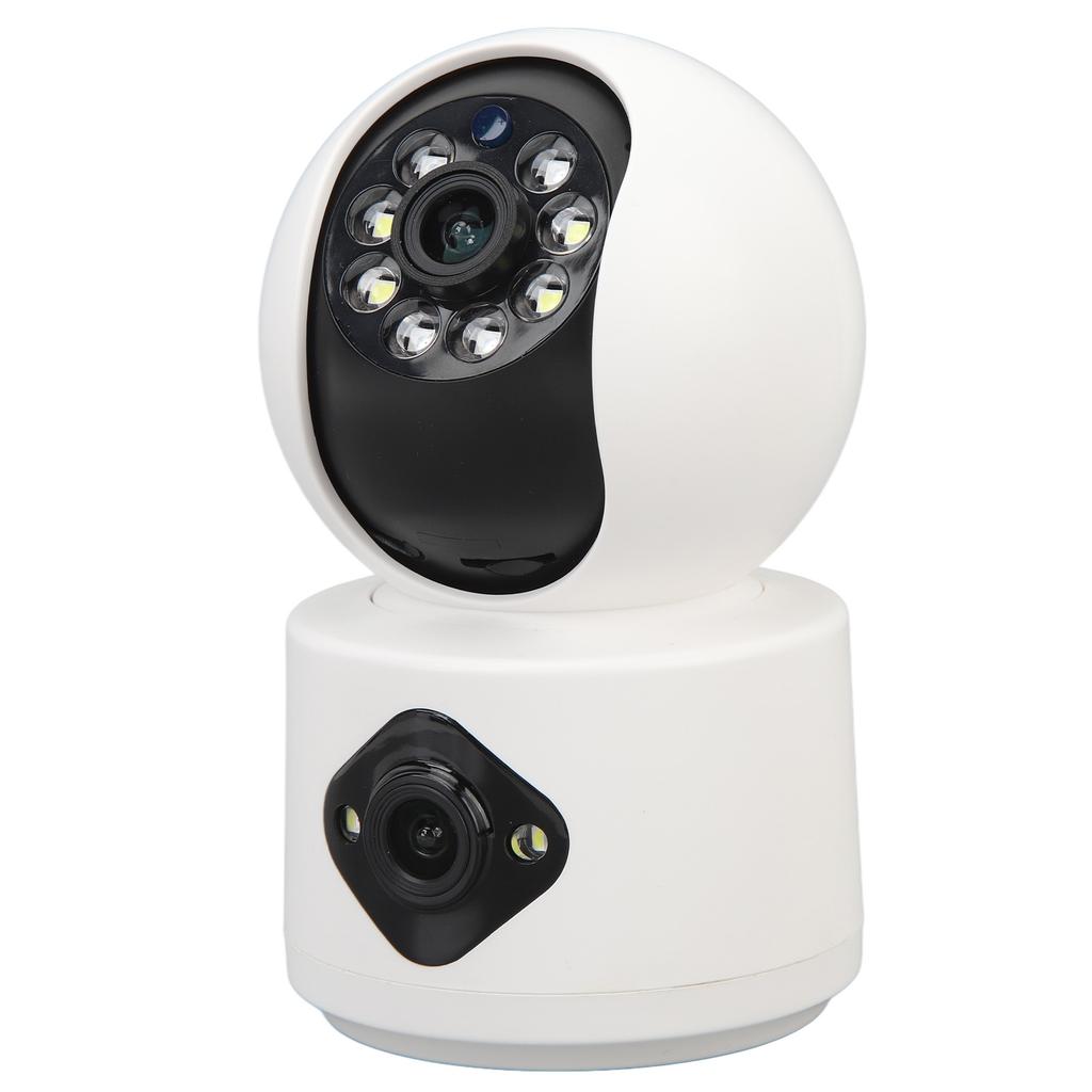 Dual Lens Indoors Security Camera Dual Lens Wireless High Definition 2 Way Talk Baby Camera Monitor