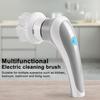 Electric Rotary Cleaning Brush Rechargeable Design Powerful Motor Cleaning Brush with 3 Brush Heads Cordless Stain Removal Brush