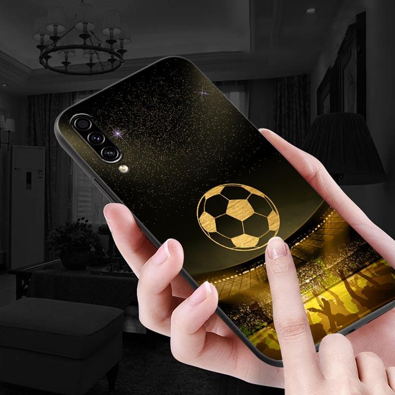 Мягкий чехол для Samsung Galaxy A30 A30S A50 A50S A10S A70 A20S A10 A40 A7 A9 2018 Силиконовая задняя крышка Футбольная страсть Футбольный мяч