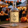 Decorative Labels for Party 12Pcs Halloween Wine Bottle Labels, Vintage Retro Stickers with Witch Skull Nostalgic Paper Wraps Bat Pumpkin Design,