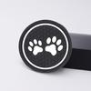 Автомобильная круглая бутылка для воды, силиконовая подставка для чашек с принтом собачьей лапы, противоскользящий устойчивый к слуху силиконовый коврик для чашки, аксессуары для салона автомобиля