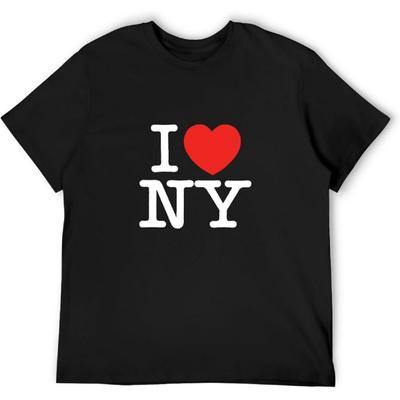 Мужская футболка Hiwide I Love Ny Черная