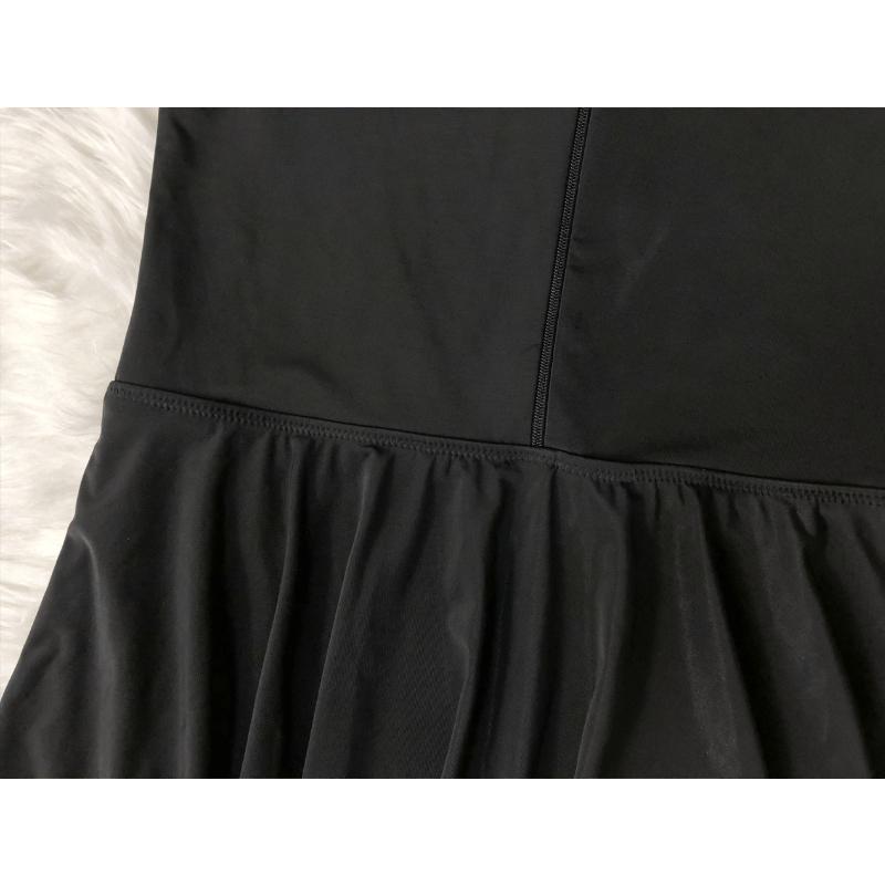 Купальники больших размеров 2XL-5XL, купальный костюм мусульманки, женские купальники с высоким воротом, очень эластичные женские цельные купальники