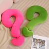 Neck Question Mark Pillow Plush Toy Cartoon Stuffed Doll Cute Decorative Cushion
