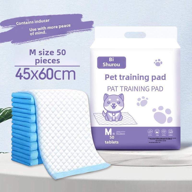 Bamboo Charcoal Pet Urine Pads - Thick, Deodorizing, Disposable, Absorbent Pet Diapers