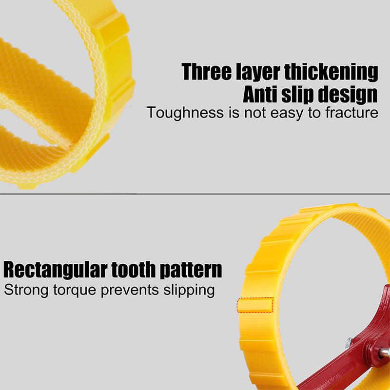 Ремень Ключ Инструмент для разборки картриджа масляного фильтра Регулируемый ремешок Открывалка Цепь Инструмент для снятия масляного фильтра Съемник Ремешок Гаечный ключ