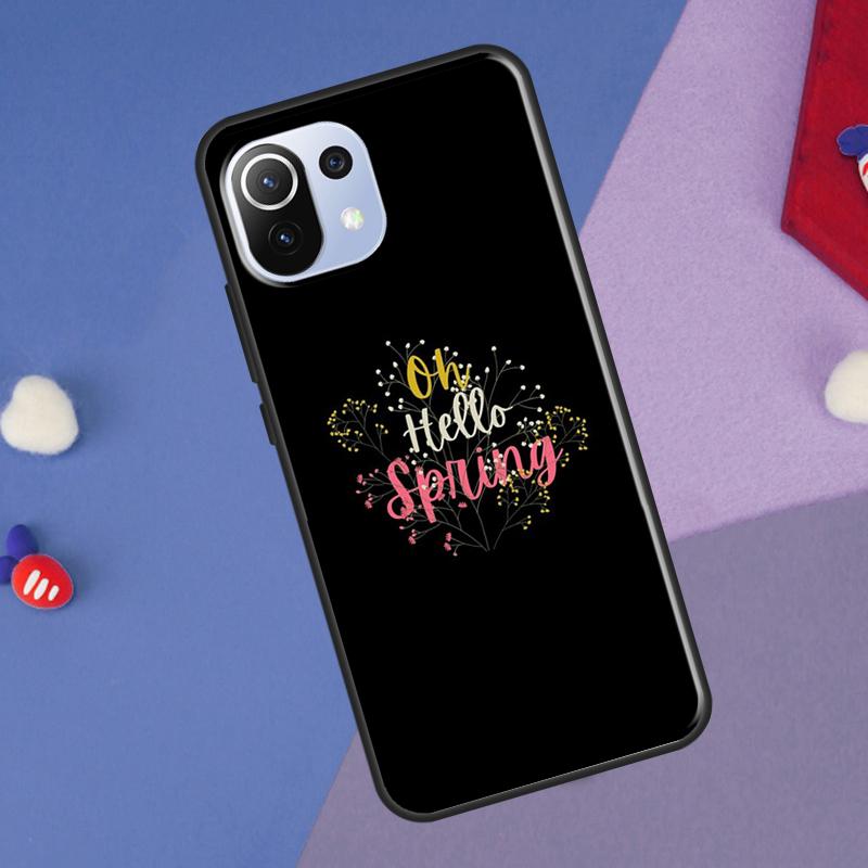 Hello Spring Flowers Cover For Xiaomi 14 Ultra 13 11T 12T 13T 14T Pro POCO X7 X6 Pro X3 X5 F3 F5 M6 F6 Pro Case