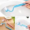 Toilet Cleaning Brush Bathroom Cleaning Accessories Portable Toilet Brush Corner Brush 1pcs Bending Handle Scrubber Curved