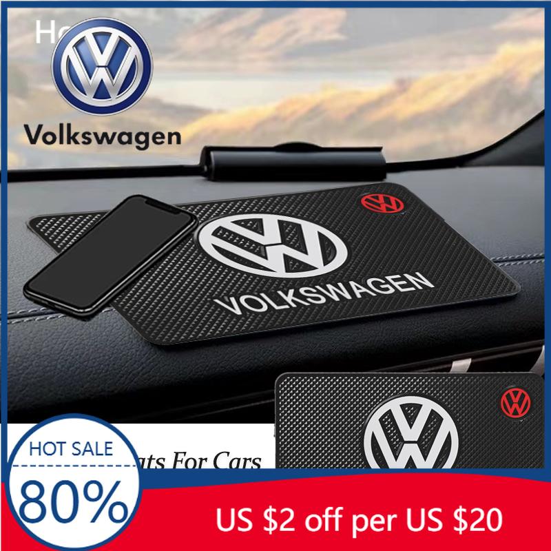 Для VW Volkswagen Jetta MK5 Golf Автомобильный противоскользящий коврик Панель приборов Силиконовая липкая подставка для хранения Автомобильный интерьер Для Volkswagen VW RLine