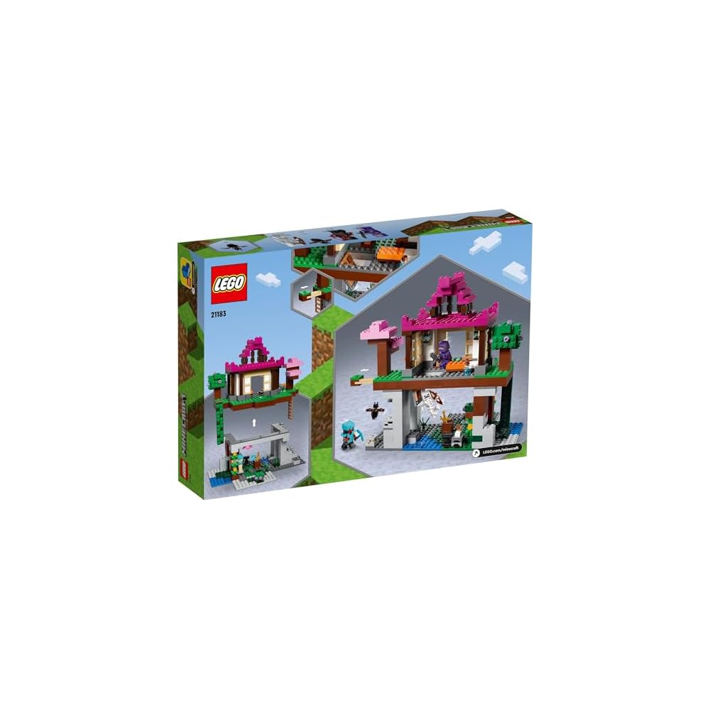Набор LEGO Minecraft Тренировочная площадка 21183 Строительные блоки Игрушка для детей от 8 лет
