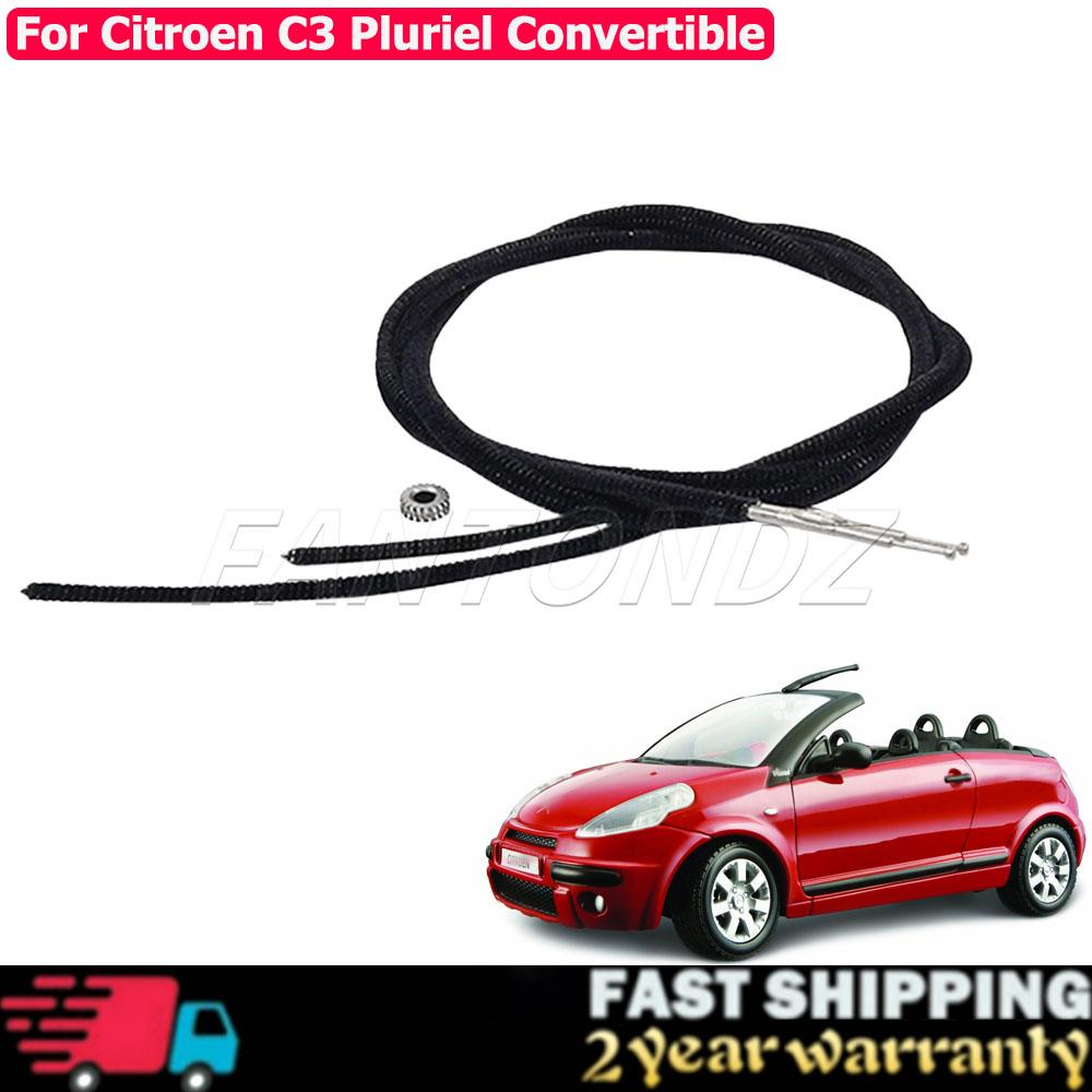 8484C4 Car Accessories Sunroof Cable Repair Kit For Citroen C3 Pluriel Sports Convertible Sunroof Cable With Gear 8401Z0