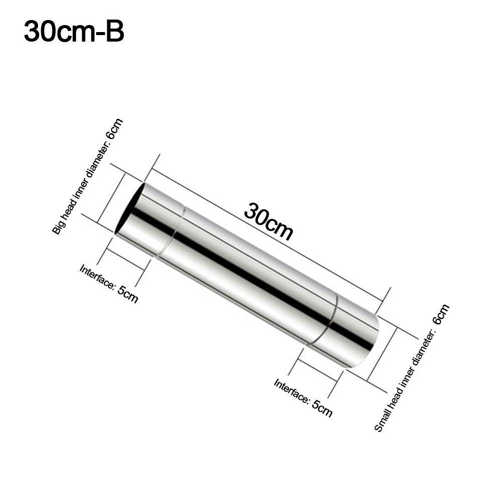 Diameter 6CM Chimney Pipes Stainless Steel Stove Pipes Flue Extension Tube Tents