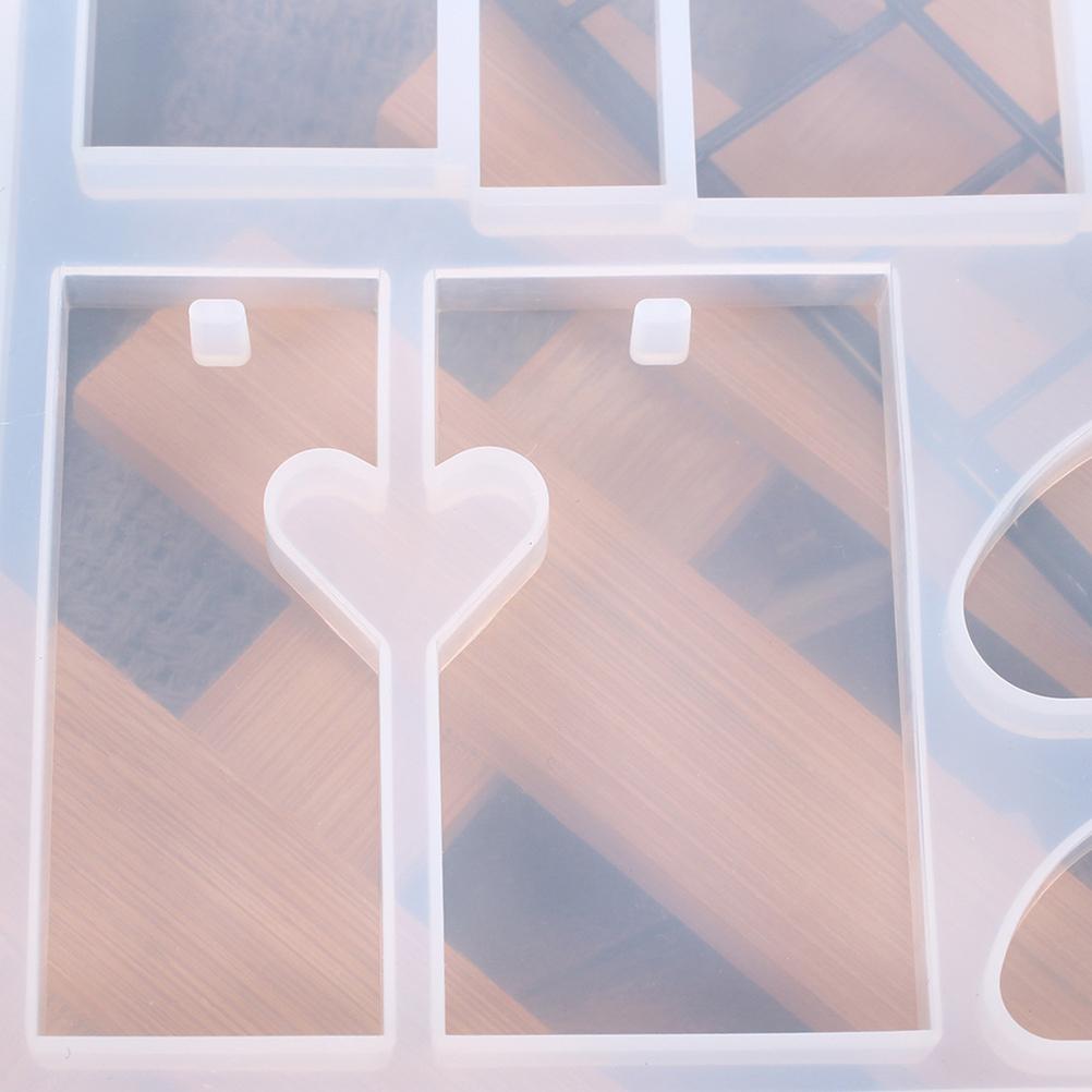 214Pcs DIY Pendants Earrings Bracelets Silicone Molds Screw Eye Pins Set Alphabet Numbers Resin Molds