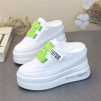 Модные современные тапочки женские супервысокие каблуки ленивый человек полушлепки увеличение тонкий 10 см носить женские тапочки женские роскошные сандалии