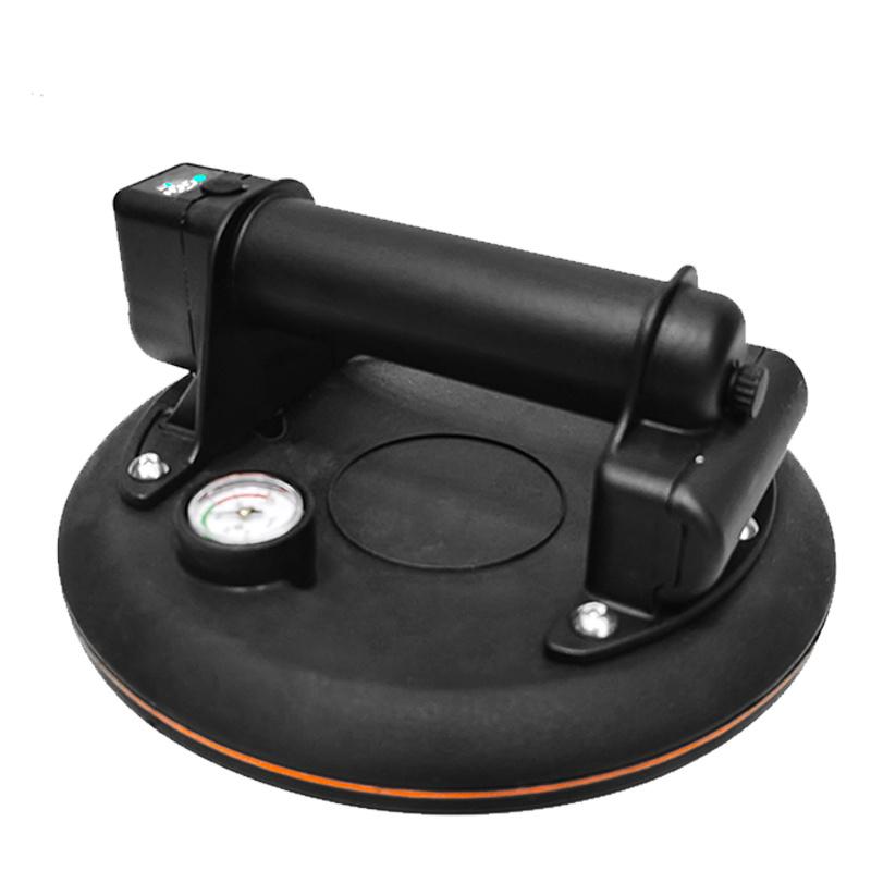 8-дюймовая электрическая вакуумная присоска для стеклянной плитки, прочная, 220 кг, несущая способность, 5000 мАч, электрическая вакуумная присоска с воздушным насосом