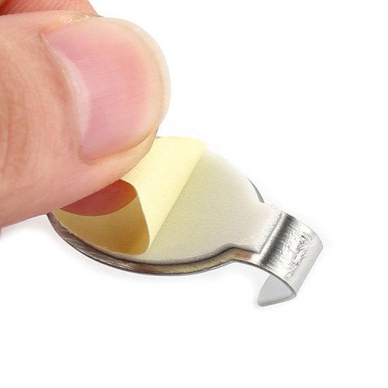 6 шт. самоклеящаяся дверная стена для ванной комнаты, кухни, дома, вешалка, крючок, 6 шт.