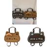 Cute Cartoon Cat Backpack For Women And Men With Pu Material And Daily Use Storage