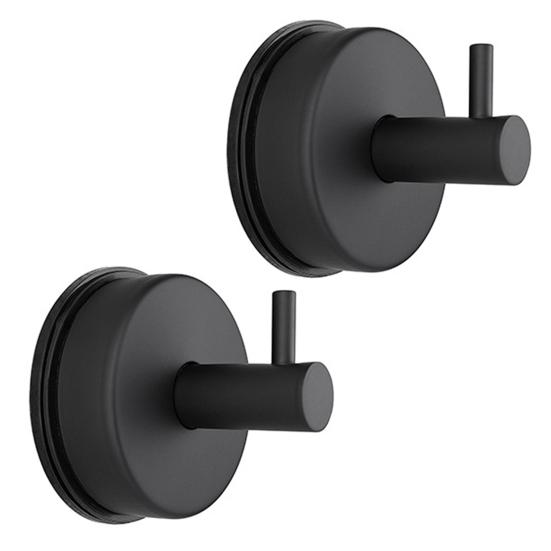 Yousheng 2 шт. Крючки на присосках для дверных венков, водонепроницаемые декоративные крючки-кольца для душа, без сверления, держатель для полотенец для входной двери, стеклянных окон, ванной комнаты