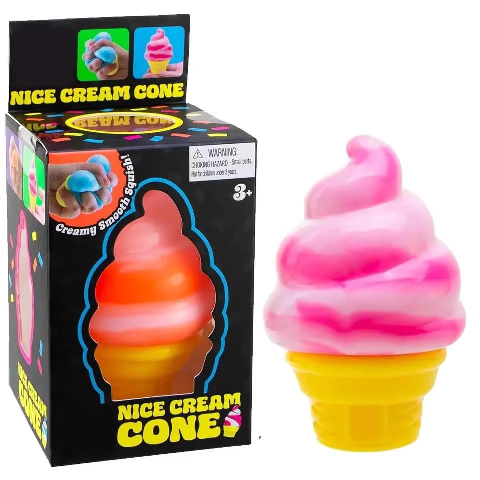 Schylling Needoh Nice Cube Сенсорный Nice-Sicle Снятие Стресса Мягкий Куб Против Тревоги Сжимаемый Объект Для Концентрации Популяция С СДВГ