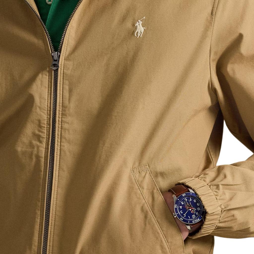 Куртка Polo Ralph Lauren из хлопка с прямым воротником, планкой на пуговицах и эластичными манжетами, с длинным рукавом, мужская, 710A12636-003