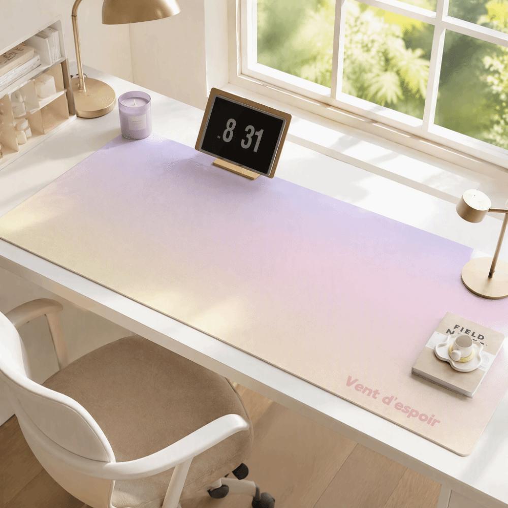Waterproof Desk Mat Solid Color Large Table Mat Mouse Blotter Pad Desk Blotter Pad Learning