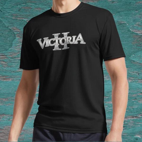 Новая футболка с логотипом Victoria 2 Active Логотип Американская футболка Смешной Размер от S до 5XL