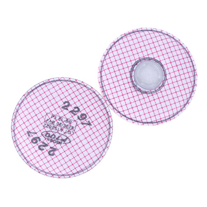 2 шт./компл. 2297 P100 Усовершенствованный респираторный фильтр на основе частиц Уровень дискомфорта Органические пары Облегчение/Горное дело/Судостроение/Уменьшение