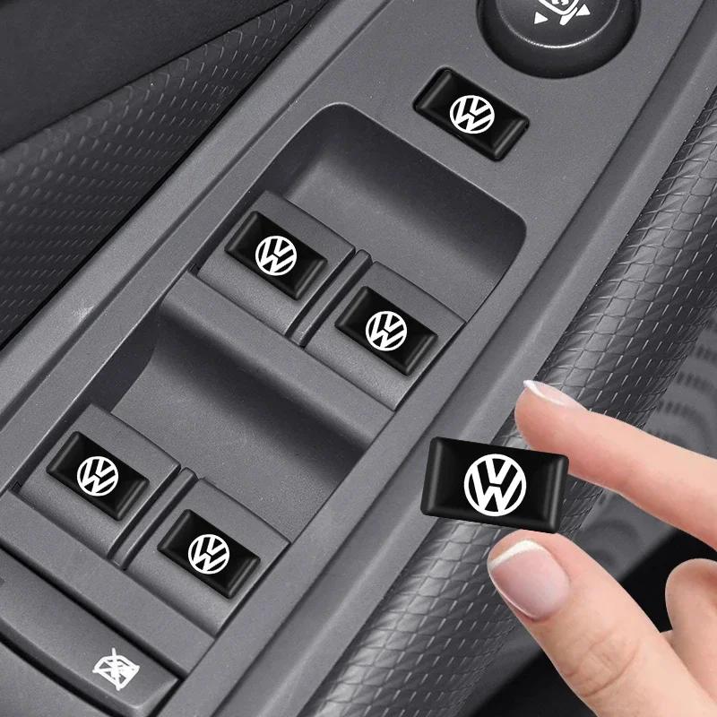 10PCS 3D Car Styling Epoxy Emblem Badge Stickers For Volkswagen GOLF Polo Tiguan VW GTI MK5 MK6 PASSAT Car-Styling Accessories