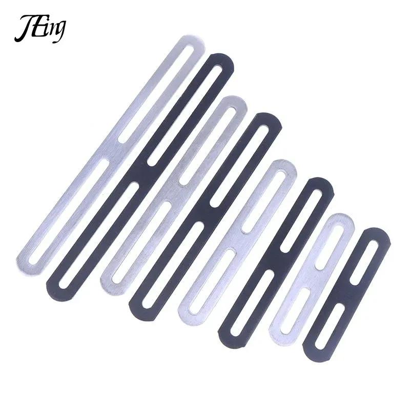 1Pcs Black/Silver Thickened Stainless Steel Straight Angle Bracket 180 Degree Flat Fixed Bracket Connector Furniture Holder