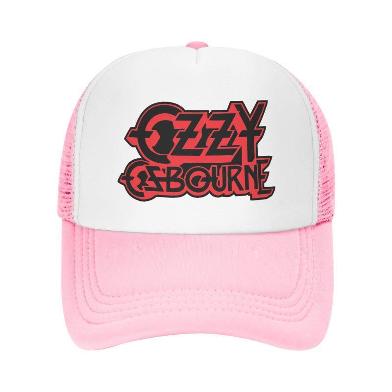 Custom Ozzy Osbourne Metal Hard Rock Print Mesh Baseball Cap Unisex Breathable Sun Hats Outdoor Sports Adjustable Snapback Hat