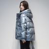 Short Down Cotton Jacket For Women's Winter Glossy Fashion Loose Thick Coat Female Casual Cotton Hooded Parka Jackets